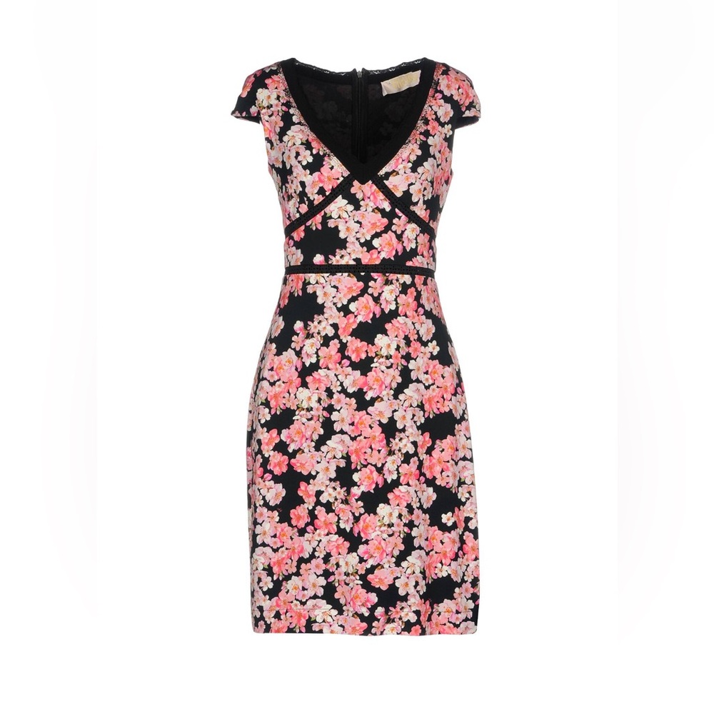 VDP Floral Dress with Beaded Detail